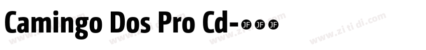 Camingo Dos Pro Cd字体转换